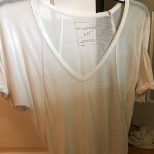 Free People White t shirt